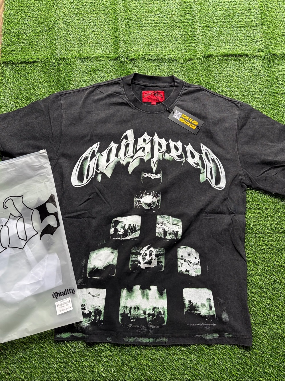 Black And Green GodSpeed T-Shirt